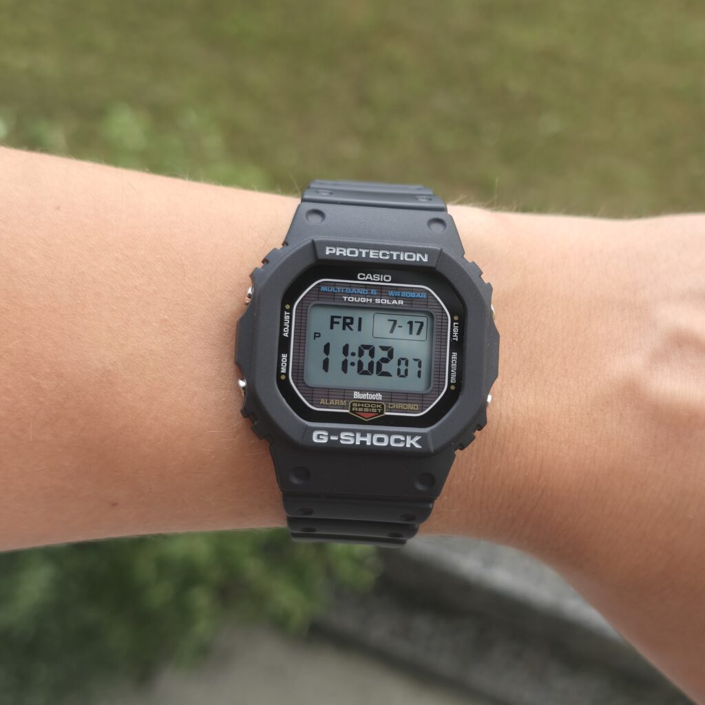 G-SHOCK GW-BX5600-1JF review on wrist
