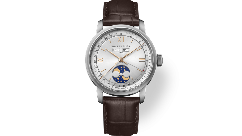 Favre-Leuba 1737 Triple Calendar with day, month, pointer-date and moonphase displays